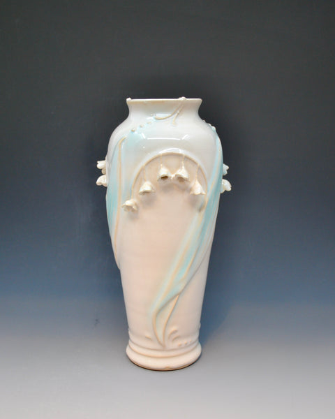 Lilly of the Valley Vase, White